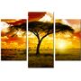 Красивая комнатная модульная картина на холсте Tree AMD 008, 96х70 см