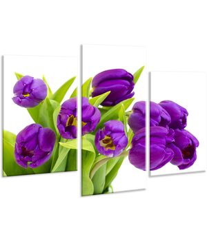 Красива кімнатна модульна картина на полотні Tulips AMD 048, 96х70 см