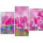Красива кімнатна модульна картина на полотні Flowers AMD 102, 96х70 см