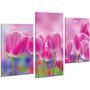 Красива кімнатна модульна картина на полотні Flowers AMD 102, 96х70 см