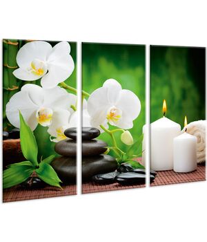 Красивая комнатная модульная картина на холсте Orchid AMD 011, 96х70 см