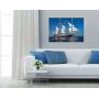 Красивая комнатная модульная картина на холсте Sea AMD 035, 96х70 см