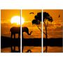 Красива кімнатна модульна картина на полотні Africa AMD 050, 96х70 см