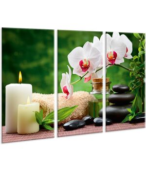 Красивая комнатная модульная картина на холсте Orchid AMD 026, 96х70 см