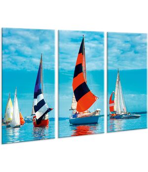 Красива кімнатна модульна картина на полотні Sea AMD 036, 96х70 см
