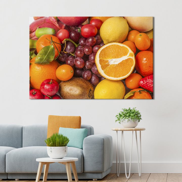 Интерьерная декоративная картина на холсте для дома NTS2399, 51х34 см