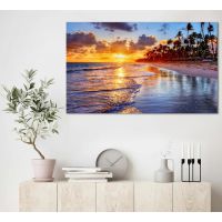 60x100 cм, Пляж Интерьерная картина на холсте на стену