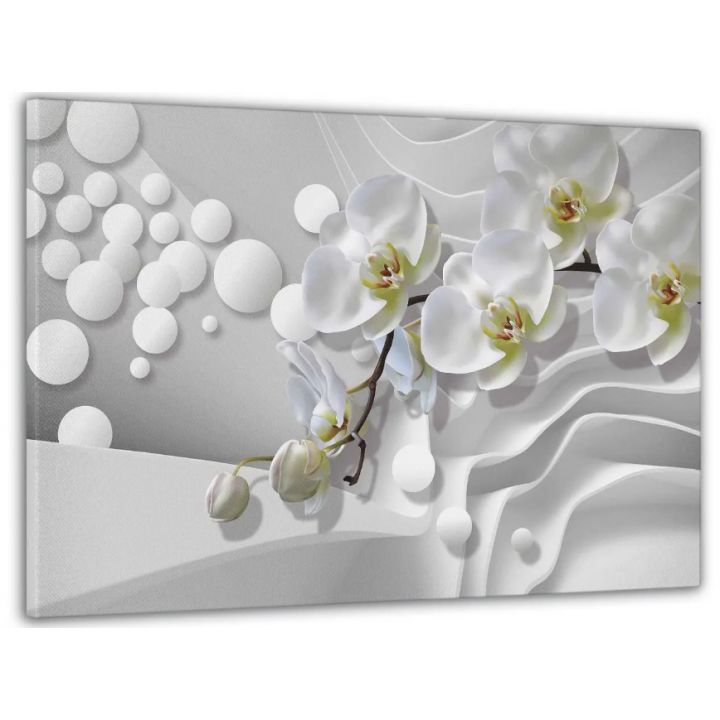 60x100 cм, Цветы Интерьерная картина на холсте на стену