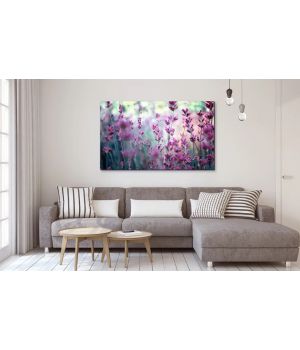 60x100 cм, Цветы Интерьерная картина на холсте на стену