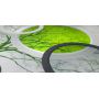 53х100 см, Зеленая абстракция Модульная картина из нескольких частей на холсте