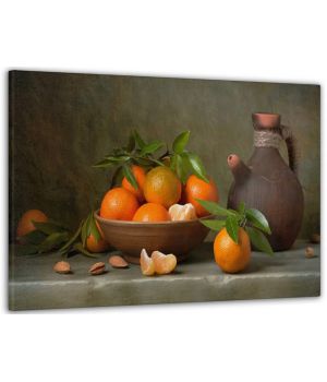 60x100 cм, Апельсины Интерьерная картина на холсте на стену