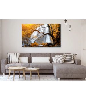 60x100 cм, Осень Интерьерная картина на холсте на стену