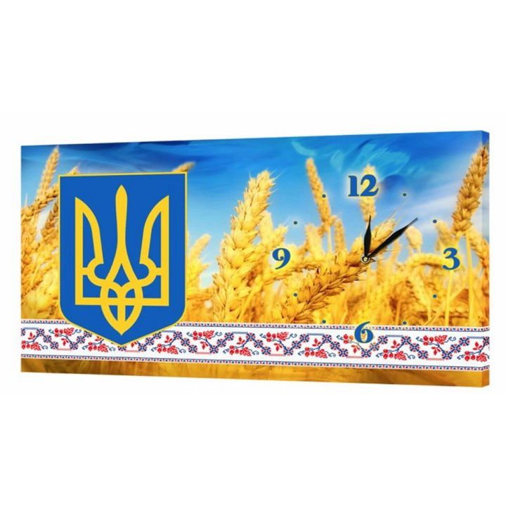 Необычные настенные часы для дома украинского производства ads34367, 30х53 см