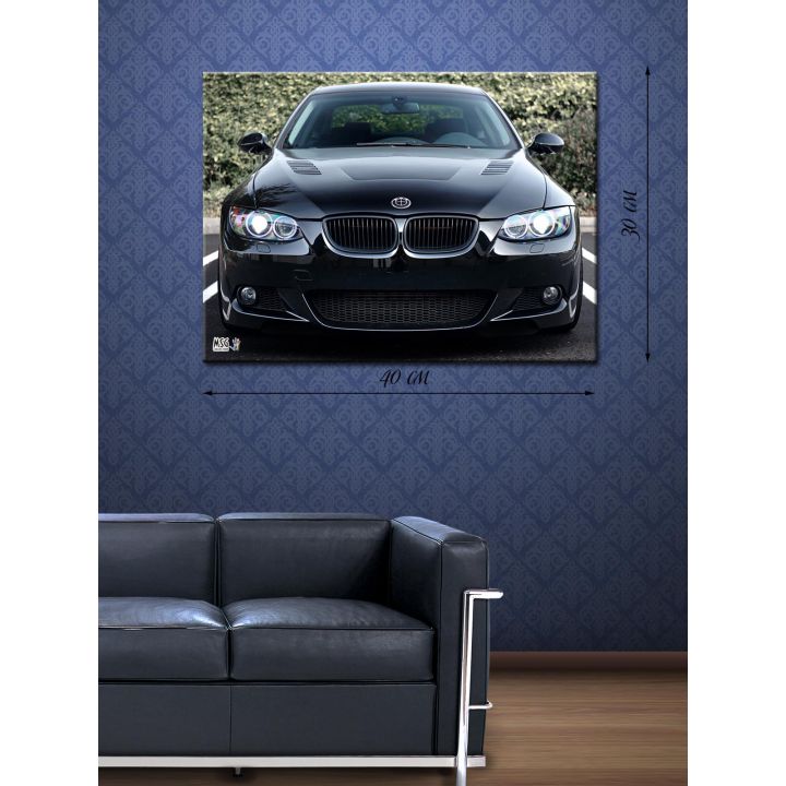 Картина на холсте 30х40 BMW