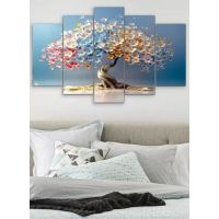 80х125 см Модульная картина из нескольких частей на холсте, 83537