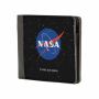 Необычный кошелек бумажник с принтом НАСА, экокожа