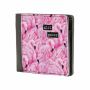 Необычный кошелек бумажник с принтом Розовый фламинго, экокожа