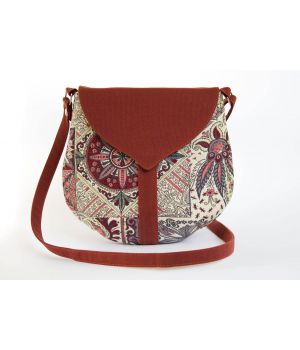 Дизайнерская женская тканевая сумка с принтом Джан
