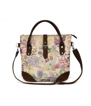 Дизайнерская женская тканевая сумка с принтом Этюд