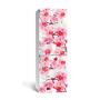 60х180 см, Наклейка на холодильник самоклеющаяся виниловая Розовые орхидеи