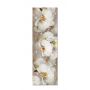 60х180 см, Наклейка на холодильник самоклеющаяся виниловая Белые орхидеи