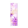 60х180 см, Наклейка на холодильник самоклеющаяся виниловая Цветы фиолет