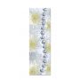 60х180 см, Наклейка на холодильник самоклеющаяся виниловая Ожерелье и цветы