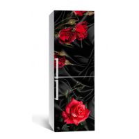 60х180 см, Наклейка на холодильник самоклеющаяся виниловая Роза tassin