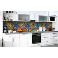 60х200 см, Мозаика, Наклейка на  кухонный фартук, скинали
