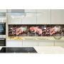 Наклейка Кухонний фартух 65х250 см Орхідея та солодощі