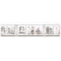 Наклейка вінілова кухонний фартух 60х300 см Картини старого міста