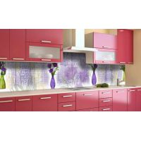 Наклейка вінілова кухонний фартух 60х250 см Потерте дерево