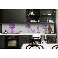 Наклейка Кухонный фартук 65х250 см L'amour фиолетовый