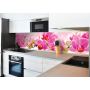 Наклейки для кухни 65х250 см Нежная орхидея розовый