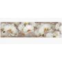 Наклейка Кухонный фартук 65х250 см Орхидея и капли росы белый