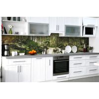 Наклейка вінілова кухонний фартух 60х300 см Старий ліс