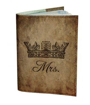 Обкладинка для паспорта DevayS Maker DM 0202 Королева коричнева (01-0202-450)