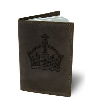 Обкладинка для паспорта BermuD Королева М01 коричнева (B 01-18Ko-01-12)