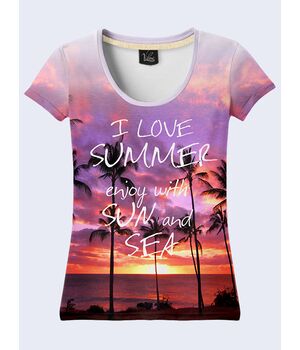 Футболка I love summer