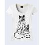 Молодіжна 3D Футболка Girl with Cat