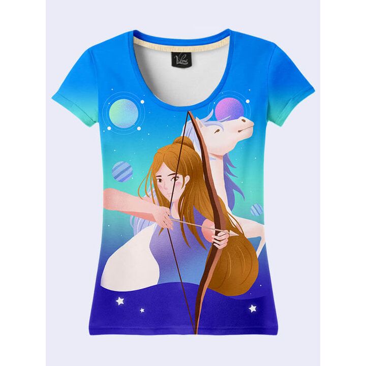 Молодіжна 3D Футболка Sagittarius зодіак