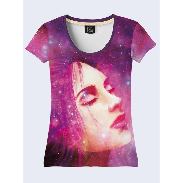 Молодіжна 3D Футболка Cosmic girl