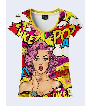 Футболка Girl Pop art