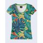 Молодежная 3D Футболка Экзотические листья