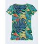 Молодежная 3D Футболка Экзотические листья