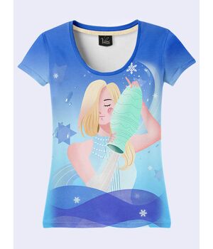 Футболка Aquarius зодіак