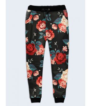 Модные женские брюки Розы винтаж