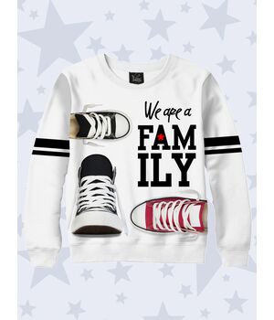 Дитячий світшот We are family shoes