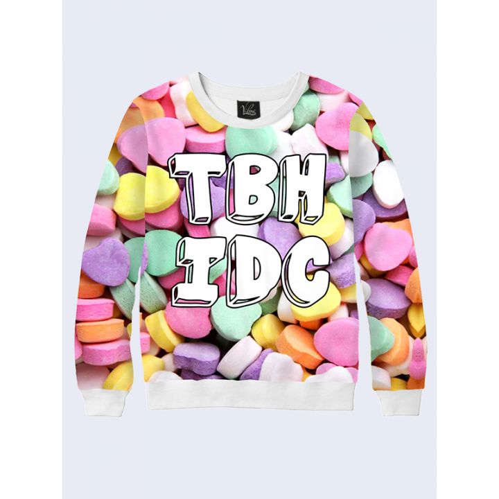 Женский свитшот TBH IDC