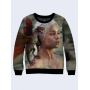 3D Мужской свитшот Daenerys with dragon